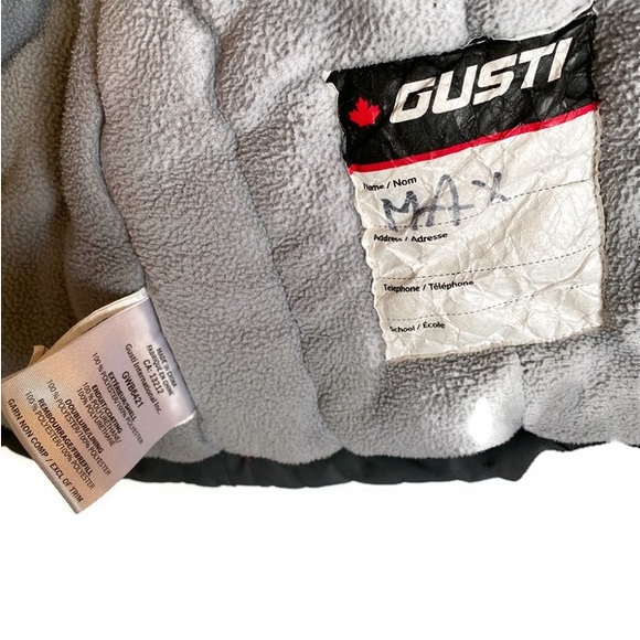 Gusti Toddler Snowsuit Grey and Orange Size 2T - Picture 8 of 11